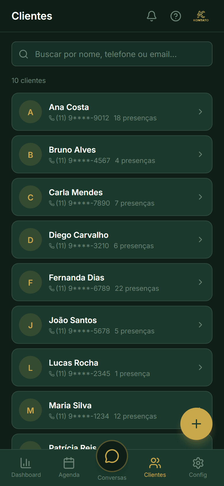 CRM com tags
